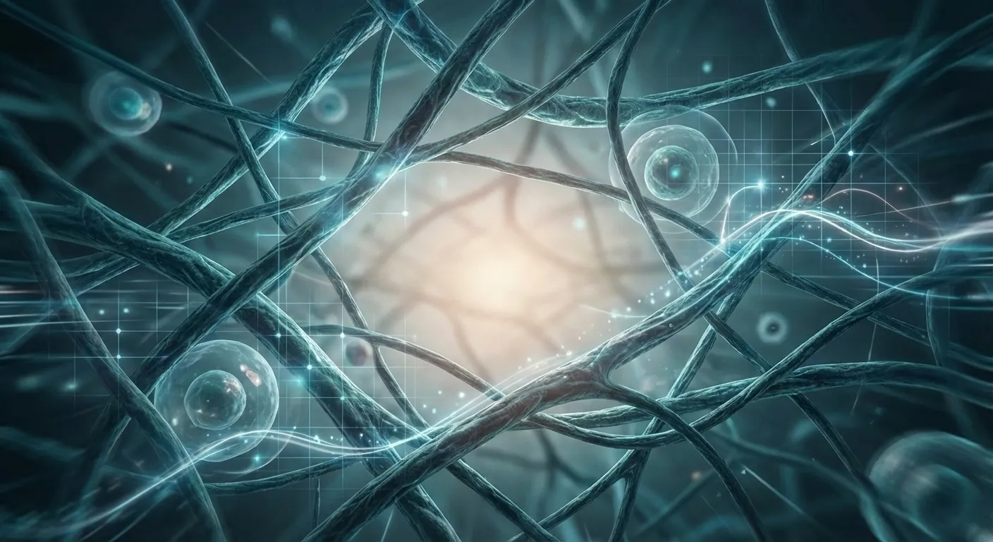 Abstract visual representing fibrosis research